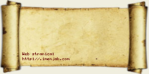 Žaklina Čerković vizit kartica